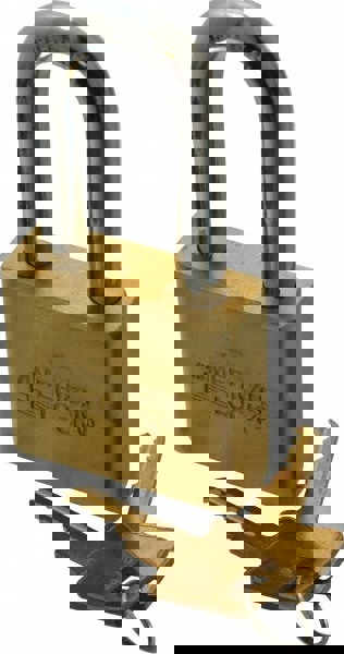 Padlock: Brass & Steel, Keyed Alike, 2